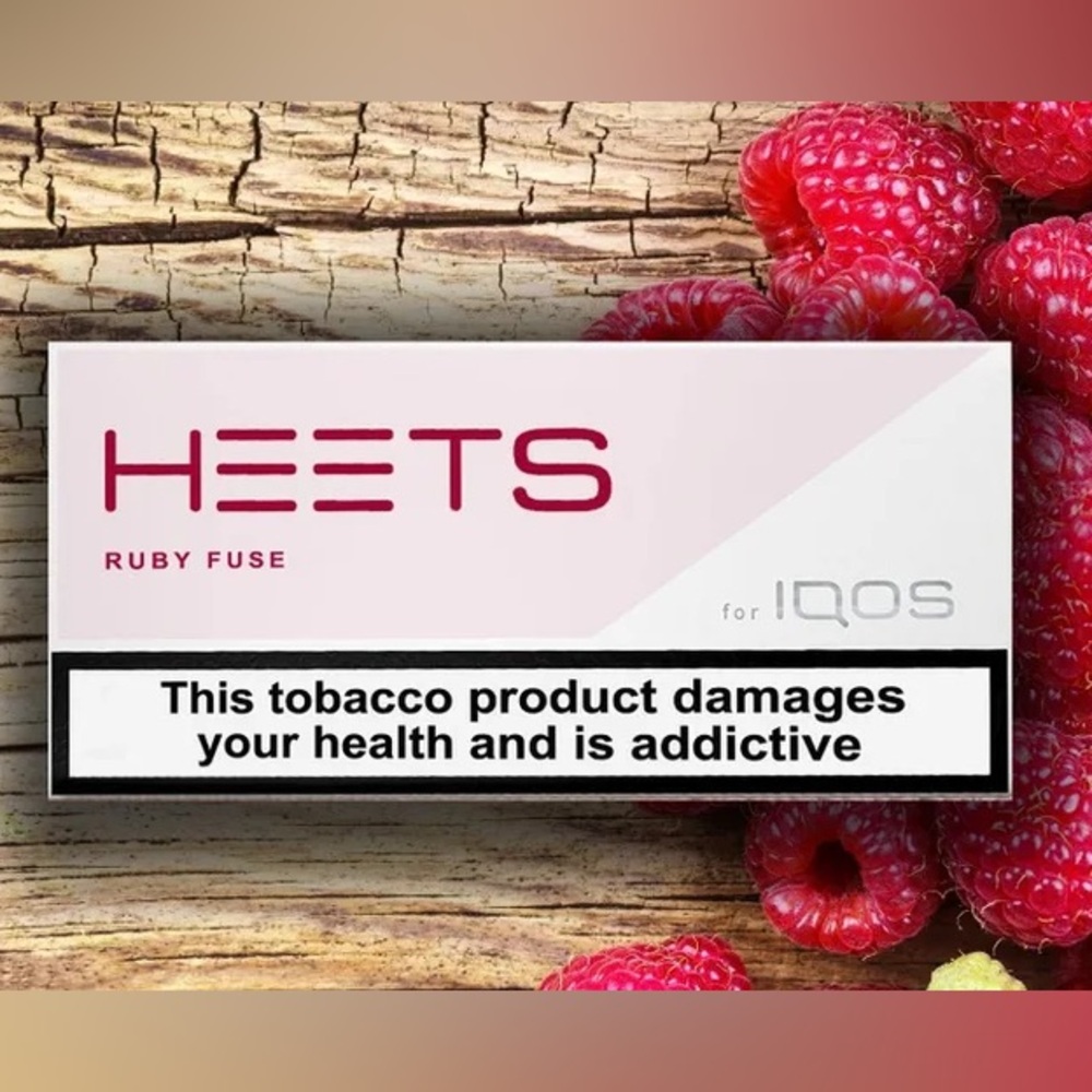 HEETS RUBY FUSE sticks sealed 1 carton/10 packs/200 sticks